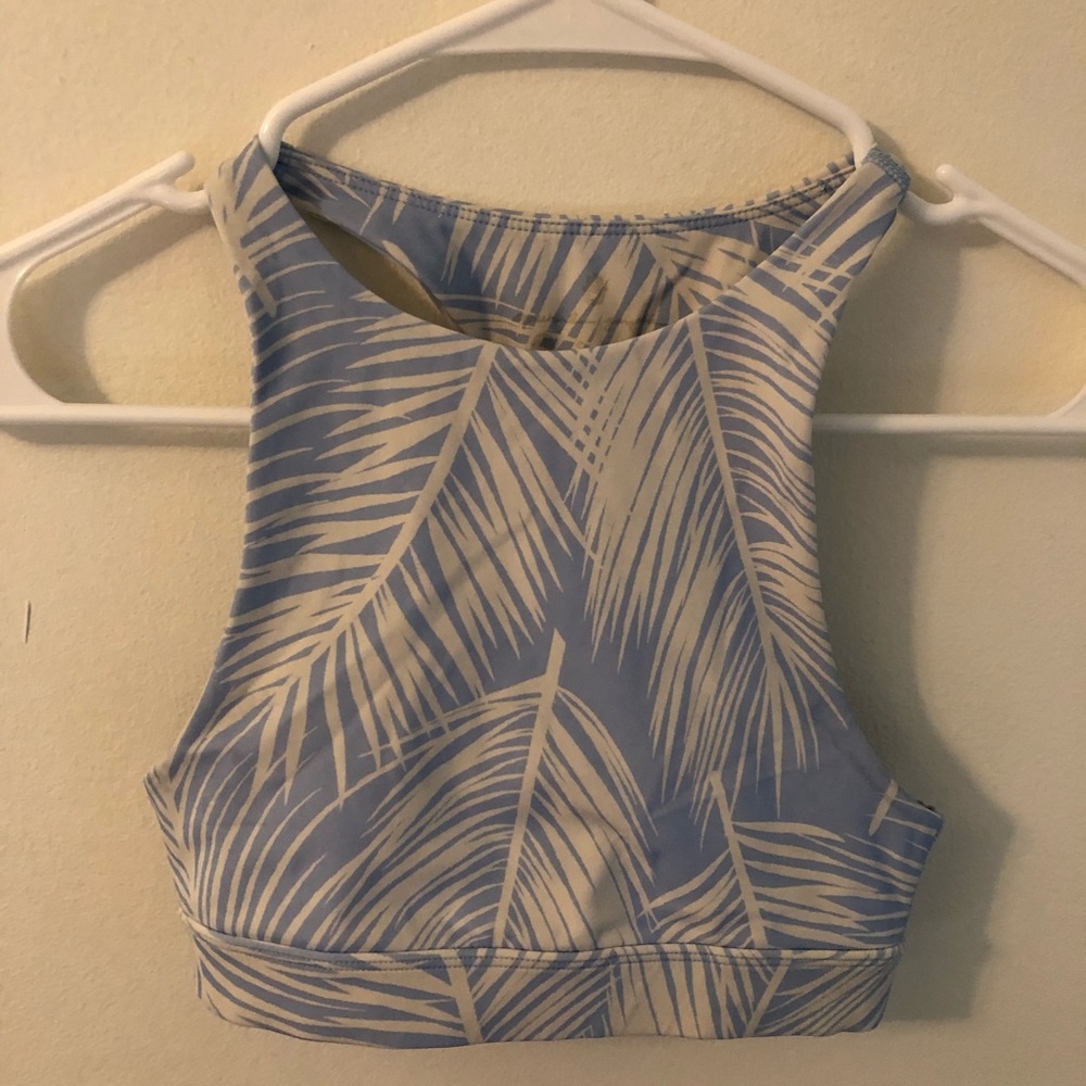 Spiritual Gangster tropical print bra